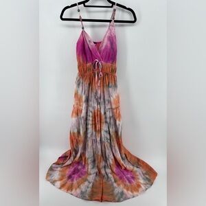 YFB Young Fabulous & Broke SIENNA BEADED STRAPS MAXI DRESS IN VENUS WASH XS $238